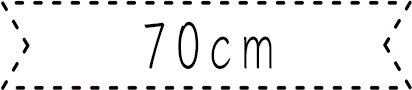 70cm
